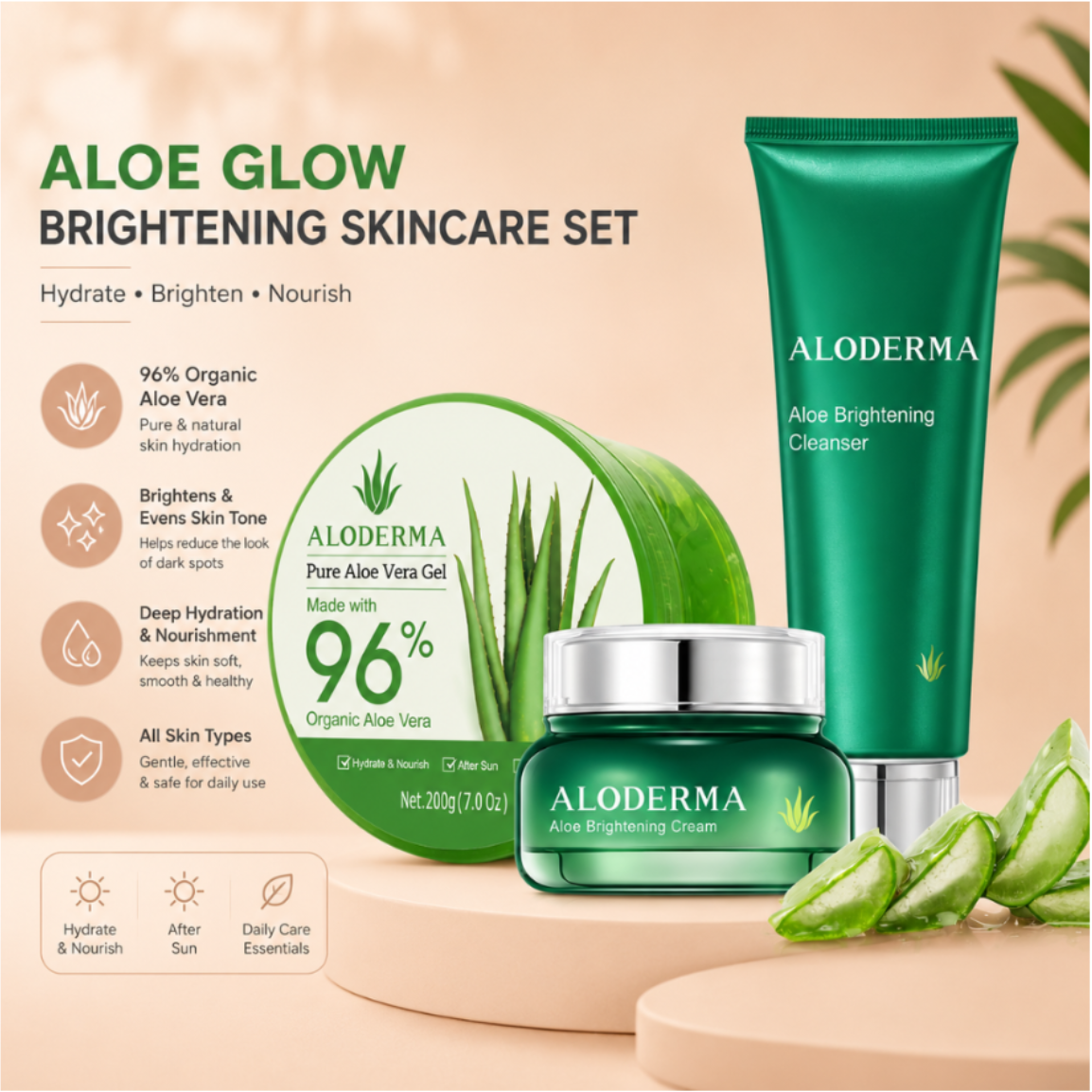 AloeGlow Radiance Repair Set