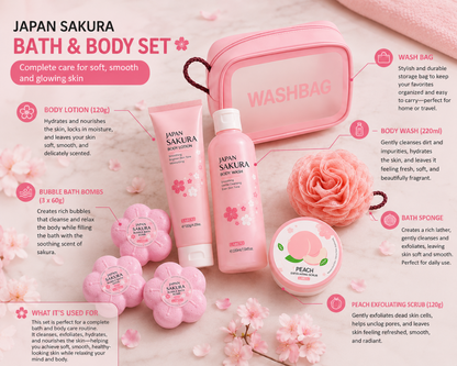 Japan Sakura Cherry Blossom Set