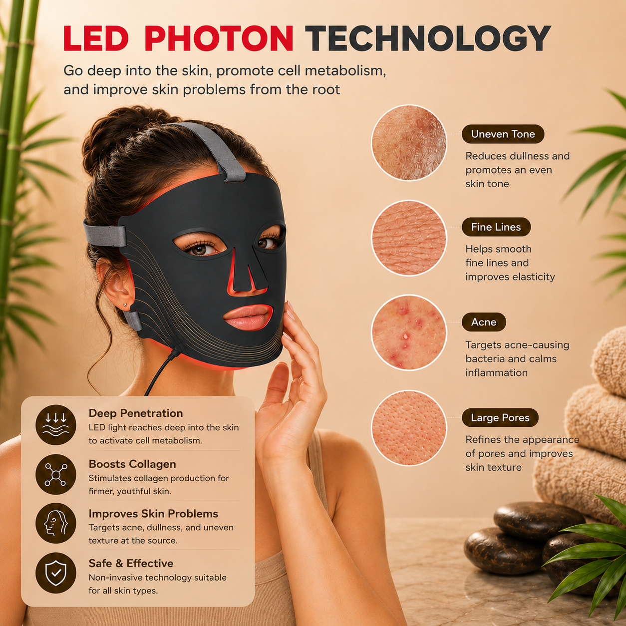 GlowLift LED Mask