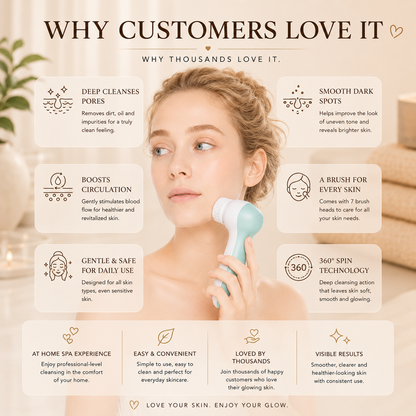 PureGlow Cleansing Brush