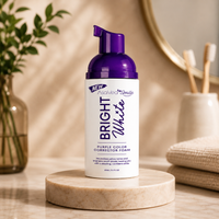 VioletGlow Whitening Foam